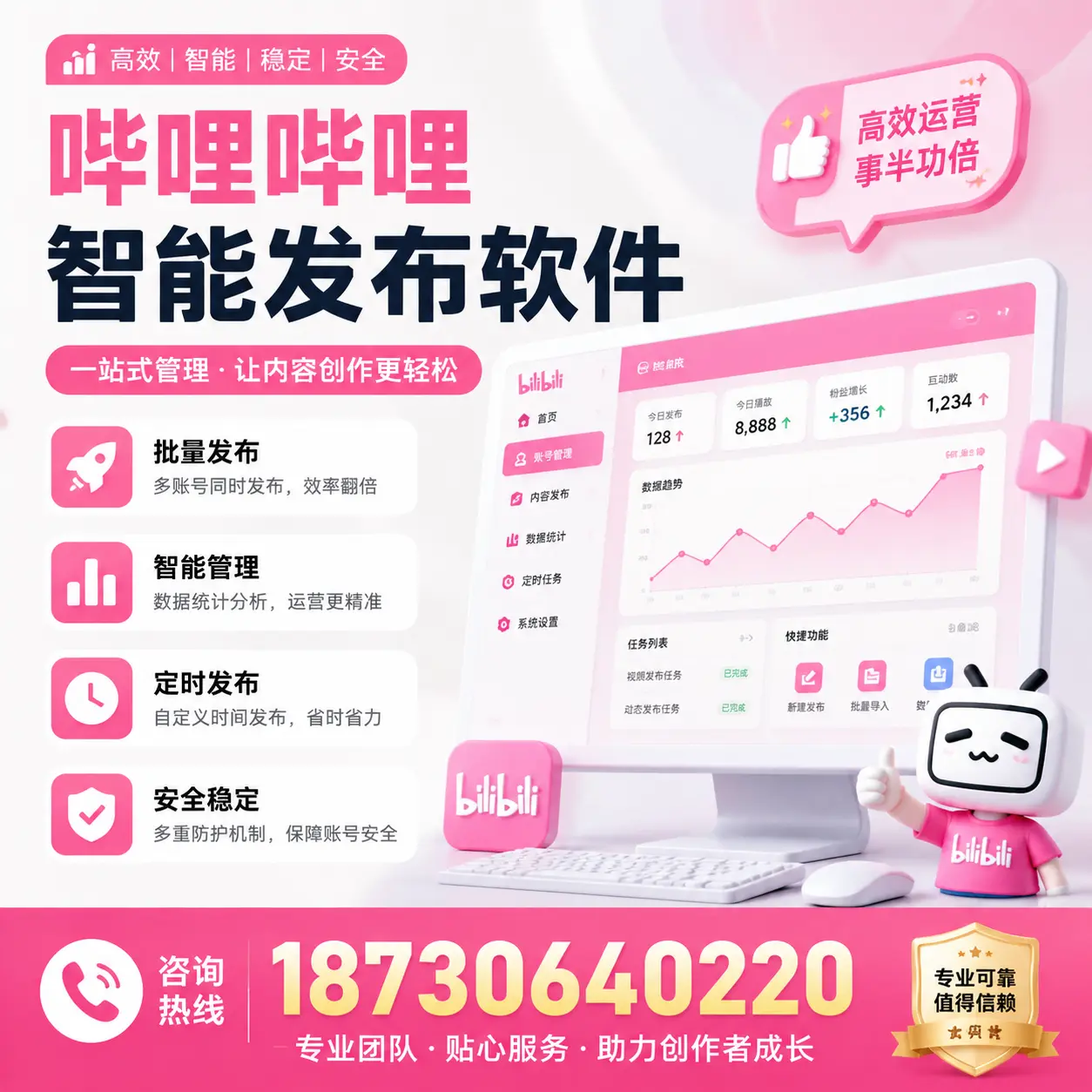 如何评估哔哩哔哩智能发布软件的ROI?兰州 企业必读